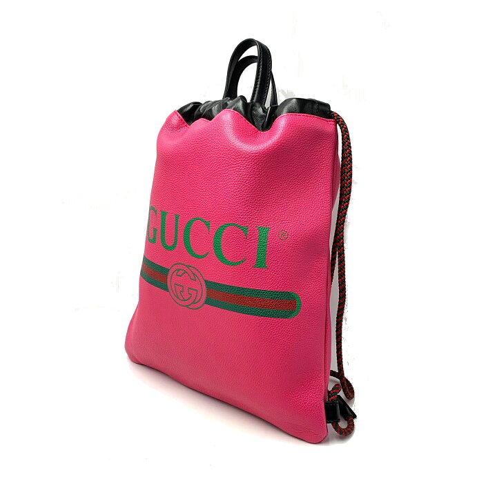 楽天市場】グッチ GUCCI ドローストリングバッグパック リュックサック 
