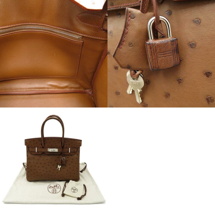 楽天市場】エルメス HERMES バーキン30 ハンドバッグ バッグ レザー 