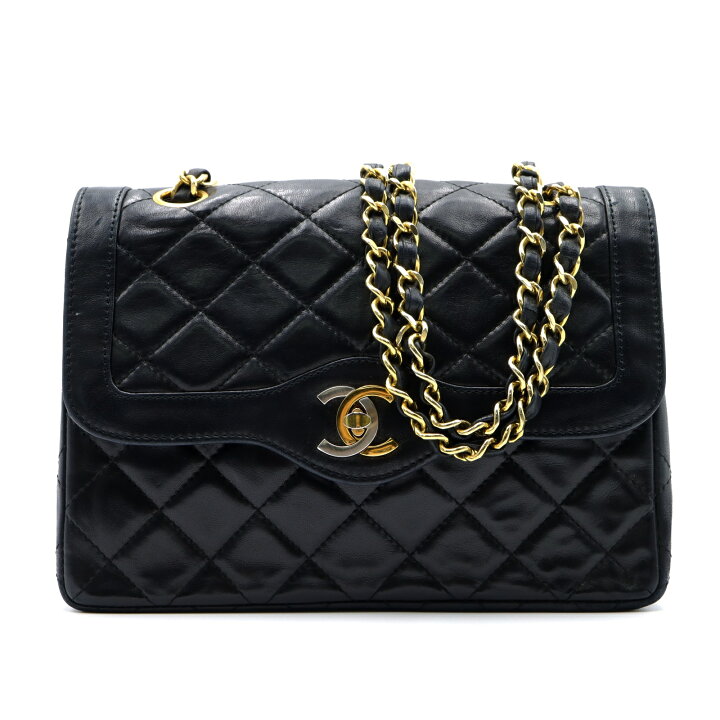 楽天市場】シャネル CHANEL マトラッセ Wフラップ チェーンショルダー  