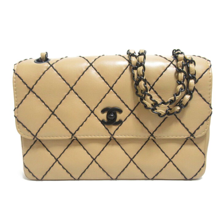 楽天市場】シャネル CHANEL ワイルドステッチチェーンショルダーバッグ 