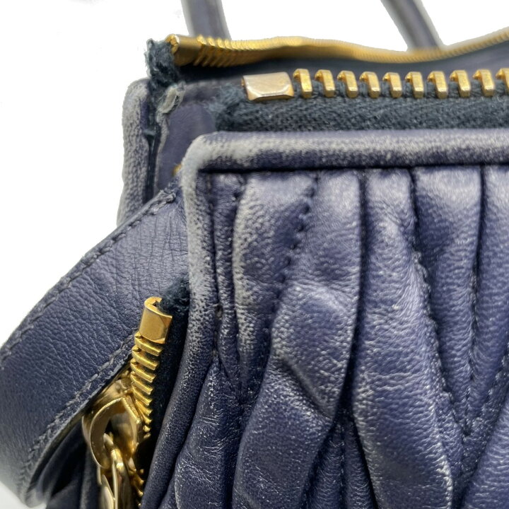 楽天市場】ミュウ ミュウ Miu Miu ショルダーバッグ バッグ レザー 