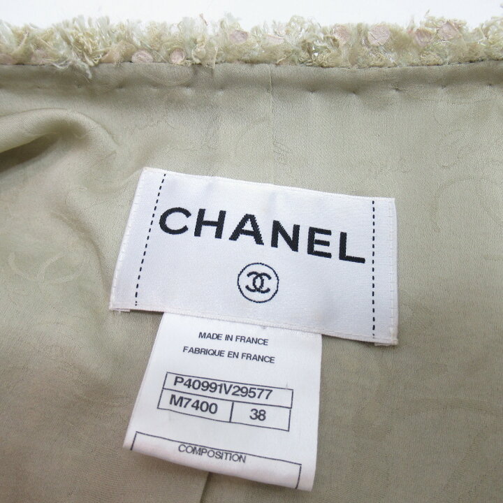 楽天市場】シャネル CHANEL ノーカラージャケット 衣料品 アウター 