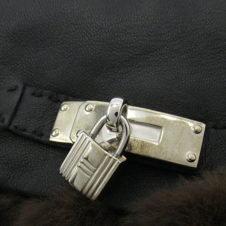 楽天市場】エルメス HERMES ファー付ケリーグローブ 手袋 手袋 衣料品  