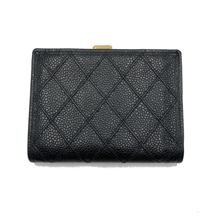 楽天市場】シャネル CHANEL ビコローレがま口財布 二つ折り財布  