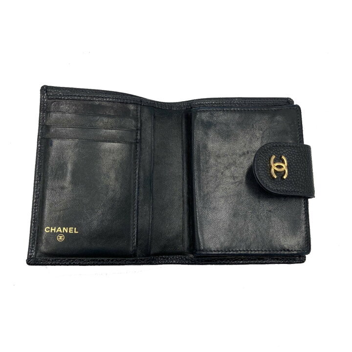 楽天市場】シャネル CHANEL ビコローレがま口財布 二つ折り財布 財布 