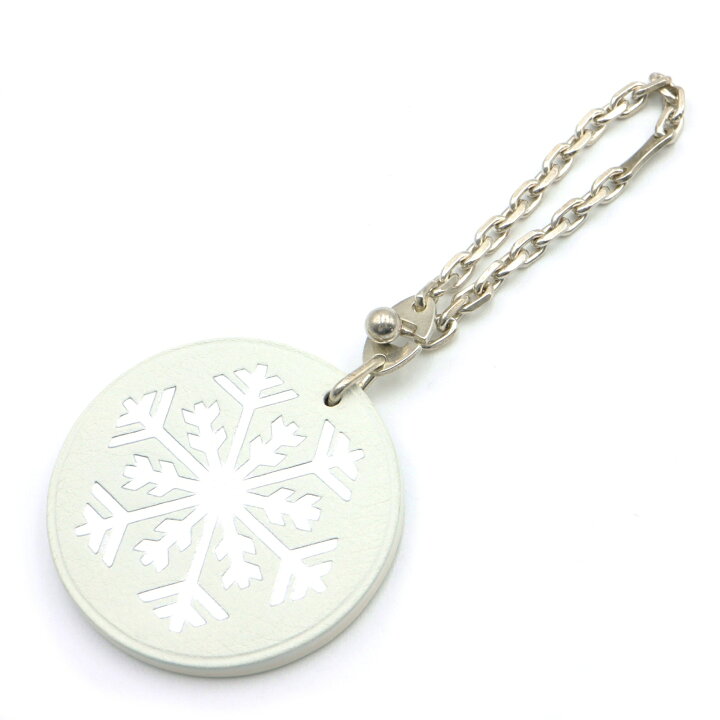 楽天市場】エルメス HERMES 雪の結晶モチーフ レザーチャーム 