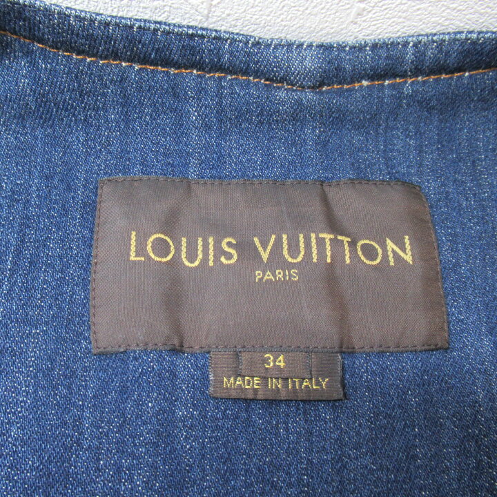 楽天市場】ルイ・ヴィトン LOUIS VUITTON デニムベスト ベスト 衣料品 