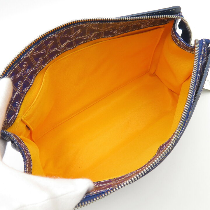 楽天市場 ゴヤール Goyard ミロワールpm セカンドバッグ クラッチバッグ バッグ Pvcコーティングキャンバス メンズ ブルー系 ブルー 中古 Brandoff銀座