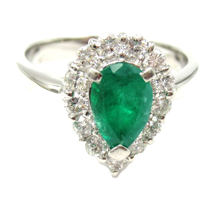 楽天市場】JEWELRY エメラルド ダイヤモンド リング リング・指輪  
