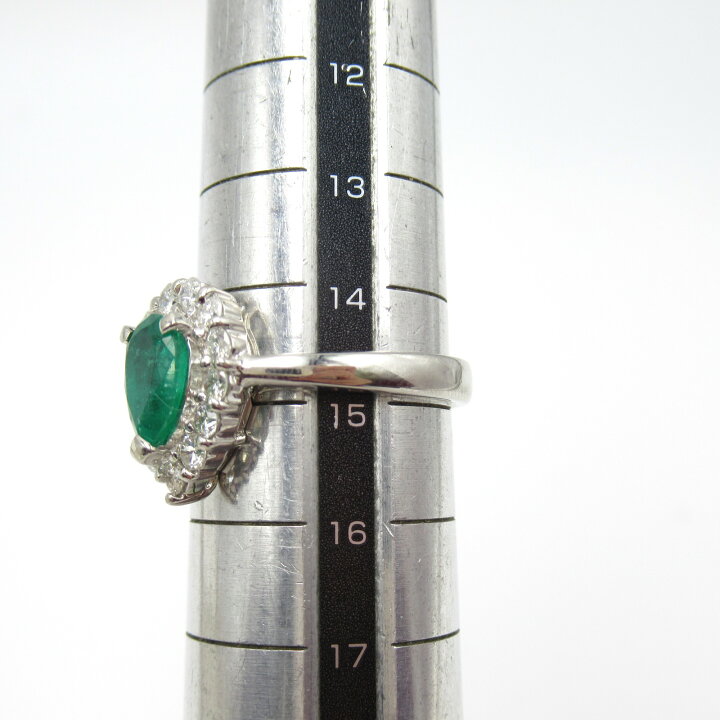 楽天市場】JEWELRY エメラルド ダイヤモンド リング リング・指輪  