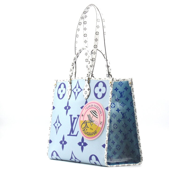 楽天市場】ルイ・ヴィトン LOUIS VUITTON オンザゴーGM 2way 沖縄限定  