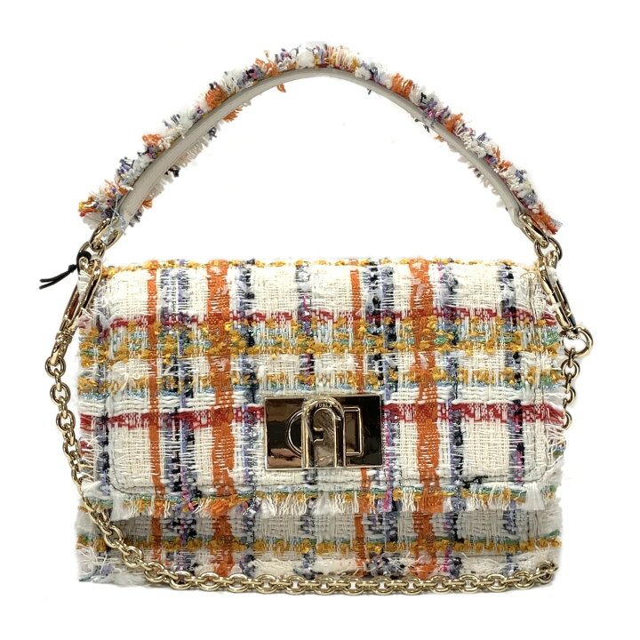 楽天市場】フルラ Furla 2way ハンドバッグ バッグ ツイード 