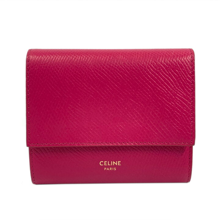 楽天市場】セリーヌ CELINE スモールトリフォールドウォレット 三 