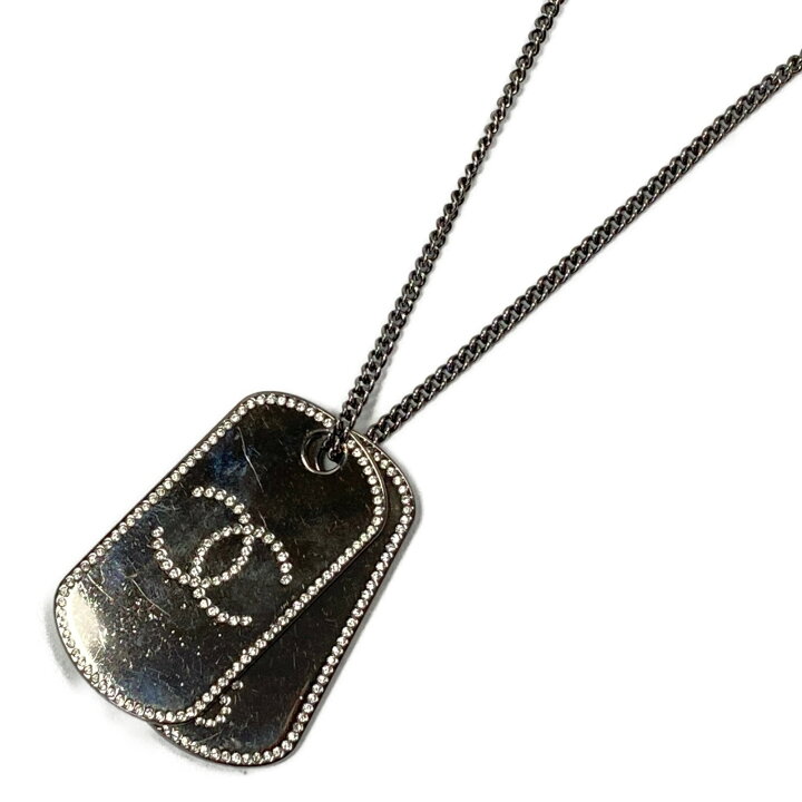 楽天市場】シャネル CHANEL プレートネックレス ネックレス ジュエリー 