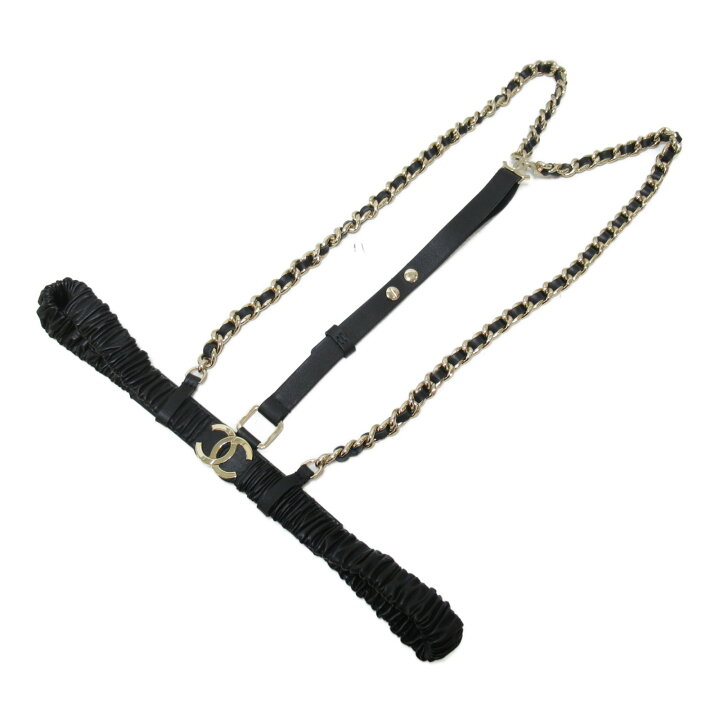 楽天市場】シャネル CHANEL サスペンダー 衣料品 レザー レディース  