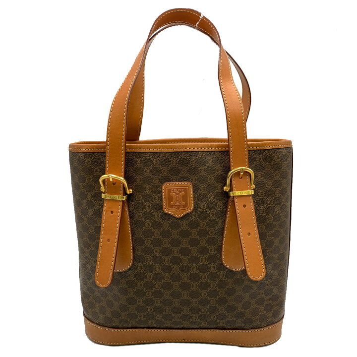 CELINE セリーヌ トートバッグ ショルダー トート バッグ ブラウン系  
