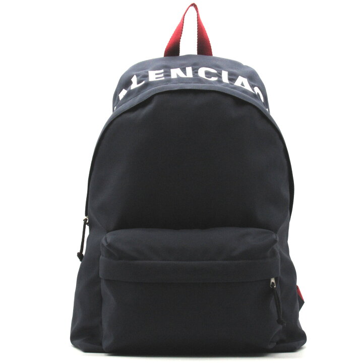 楽天市場 バレンシアガ Balenciaga バックパック リュックサック バッグ ナイロン メンズ レディース ネイビー系 中古 ブランド ブランドバッグ バック リュック 学校 Brandoff銀座
