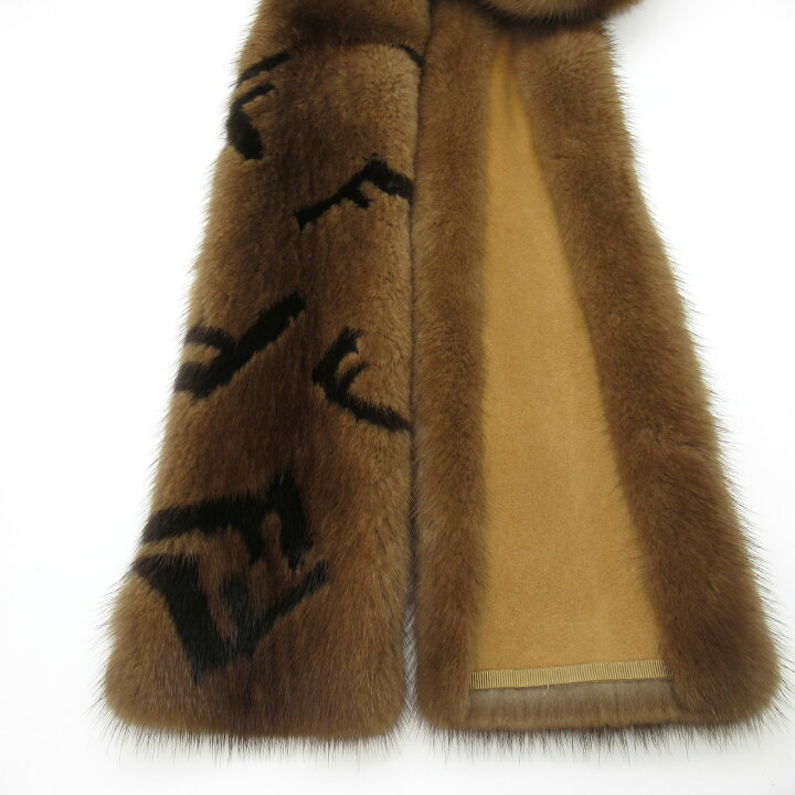 楽天市場】フェンディ FENDI ミンクマフラー マフラー 衣料品 ミンク 