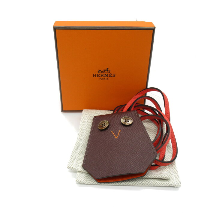 楽天市場】エルメス HERMES プティアッシュ フクロウ クロシェット 