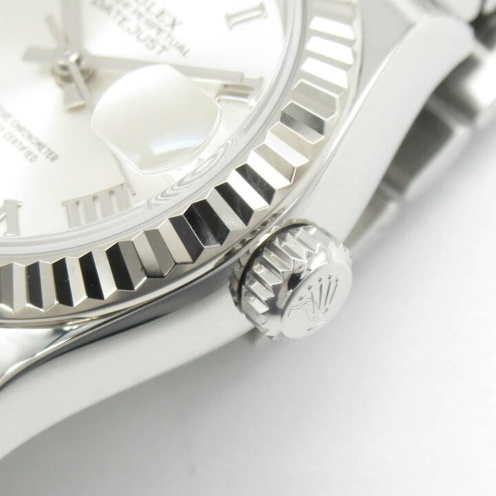 楽天市場】ロレックス ROLEX デイトジャスト 腕時計 ウォッチ 腕時計 時計 K18WG（ホワイトゴールド） ステンレススチール レディース  シルバー系 279174 【中古】 : Brandoff銀座