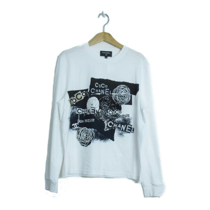 楽天市場】シャネル CHANEL ロングTシャツ 長袖Tシャツ 衣料品 