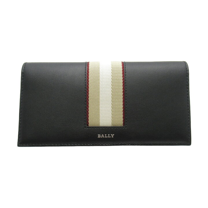 楽天市場】バリー BALLY 二つ折り長財布 財布 レザー メンズ ブラック 