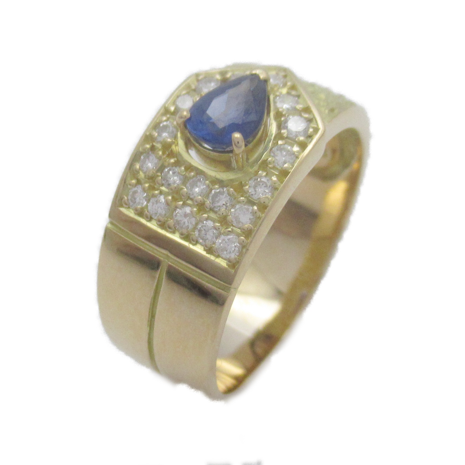 ジュエリー JEWELRY サファイア ダイヤモンド リング リング・指輪 K18 （イエローゴールド） レディース ブルー系  ブランド アクセサリー 指輪