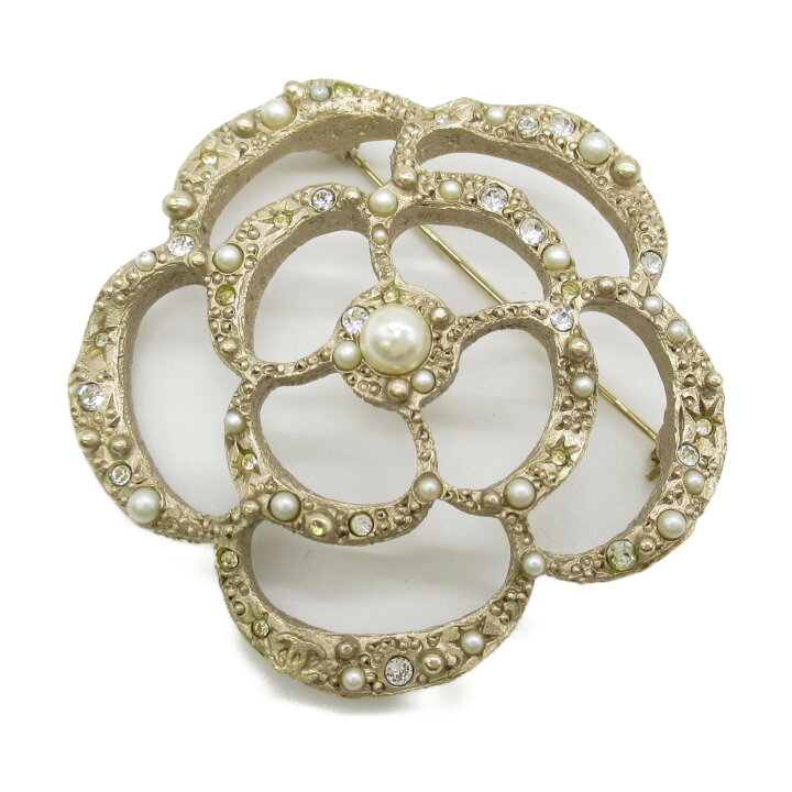 楽天市場】シャネル CHANEL カメリア ブローチ ブローチ アクセサリー 