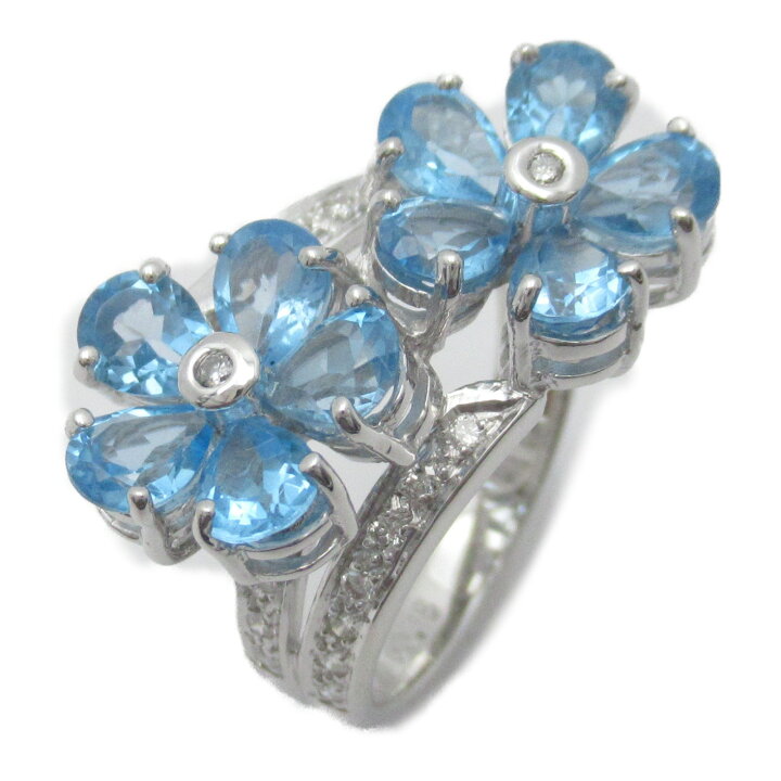楽天市場】ジュエリー JEWELRY ブルートパーズ ダイヤモンド リング  