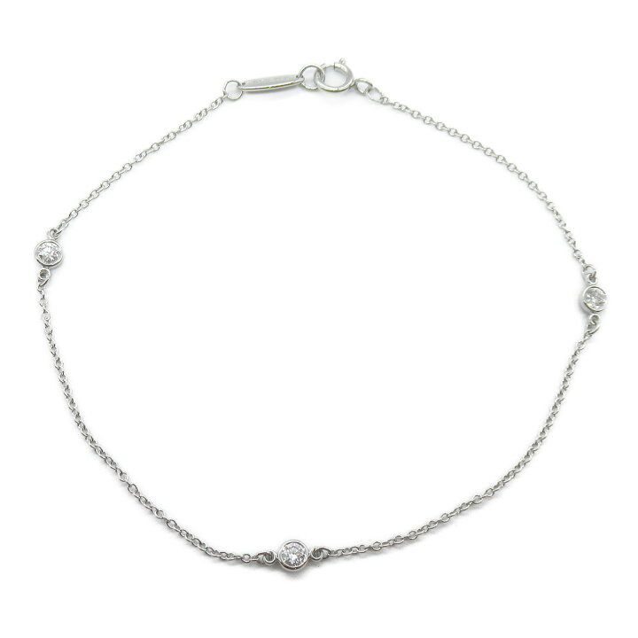 楽天市場】ティファニー TIFFANY＆CO バイザヤード 3Pダイヤ ブレス  
