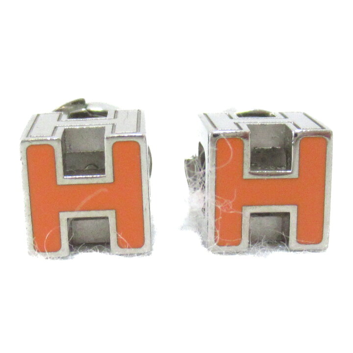 楽天市場】エルメス HERMES Hキューブピアス ピアス ジュエリー メッキ