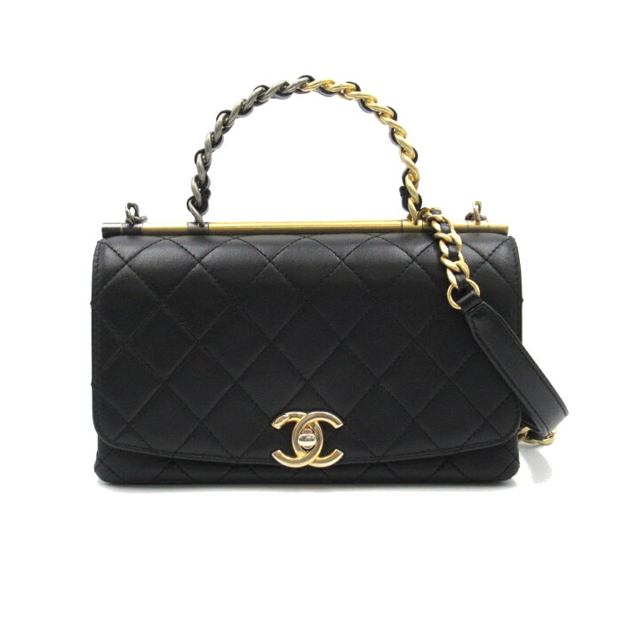楽天市場】シャネル CHANEL トップハンドル ミニマトラッセ チェーン  