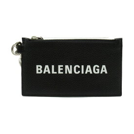 バレンシアガ BALENCIAGA キャッシュカード&キーストラップ カードケース アクセサリー カーフ（牛革） メンズ レディース ブラック系 5945481IZI31090 【中古】