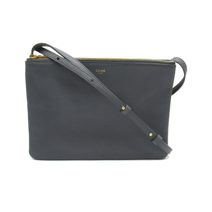 楽天市場】セリーヌ CELINE トリオ ショルダーバッグ バッグ レザー 