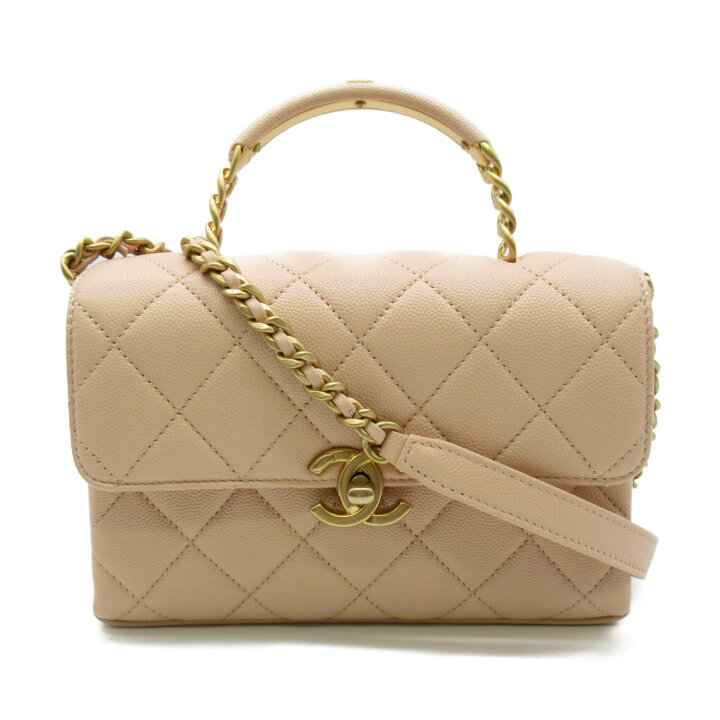 楽天市場】シャネル CHANEL トップハンドル ミニフラップバッグ 