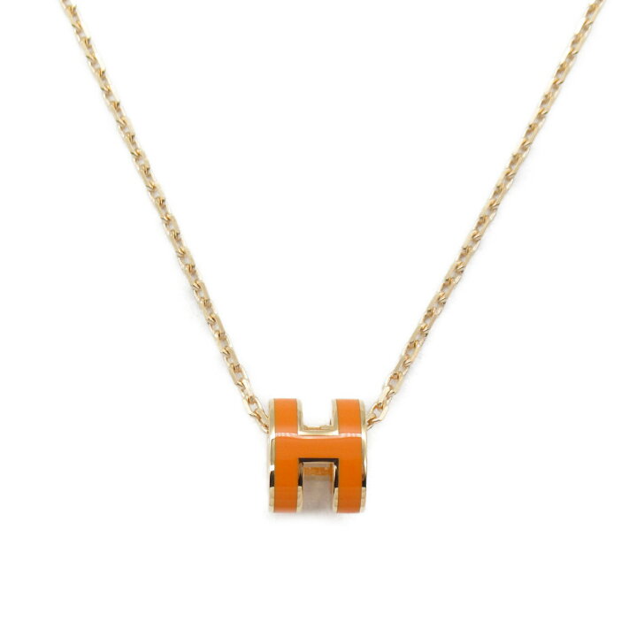 楽天市場】エルメス HERMES ポップアッシュミニ オレンジ ネックレス  