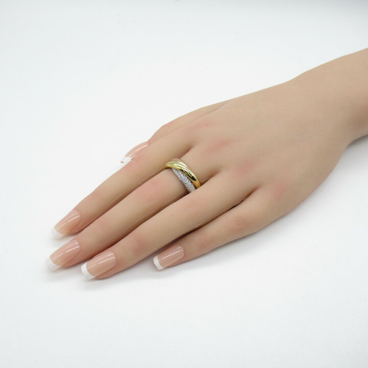 楽天市場】カルティエ CARTIER トリニティリング クラシックダイヤ  