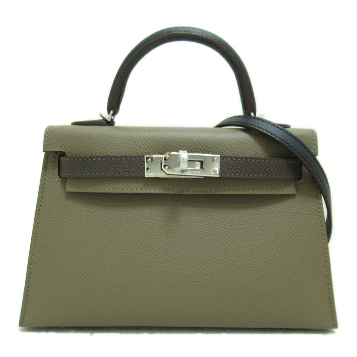 楽天市場】エルメス HERMES ミニケリー2 トリコロール エトープ  