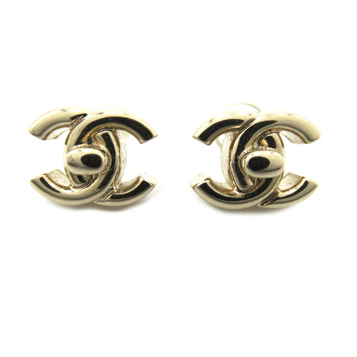 楽天市場】シャネル CHANEL ターンロックピアス ピアス ジュエリー GP 