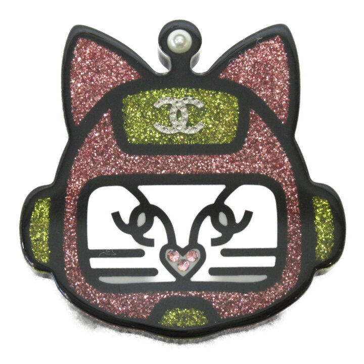 楽天市場】シャネル CHANEL 猫ブローチ ブローチ アクセサリー 
