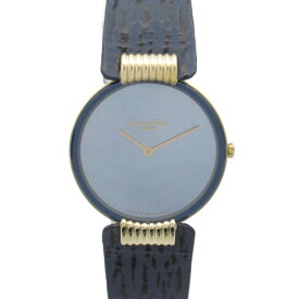ディオール Dior バギラ 腕時計 ウォッチ 腕時計 時計 GP（ゴールドメッキ） レザーベルト レディース シェル 47 153-4 【中古】