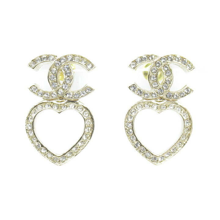 楽天市場】シャネル CHANEL ピアス ハート F23B ピアス ジュエリー GP 