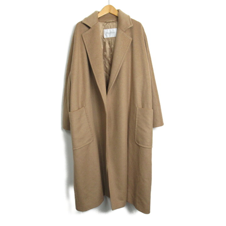 楽天市場】マックスマーラ MAX MARA キャメル ローブコート 