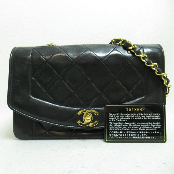 楽天市場】シャネル CHANEL ダイアナフラップ マトラッセ チェーン  