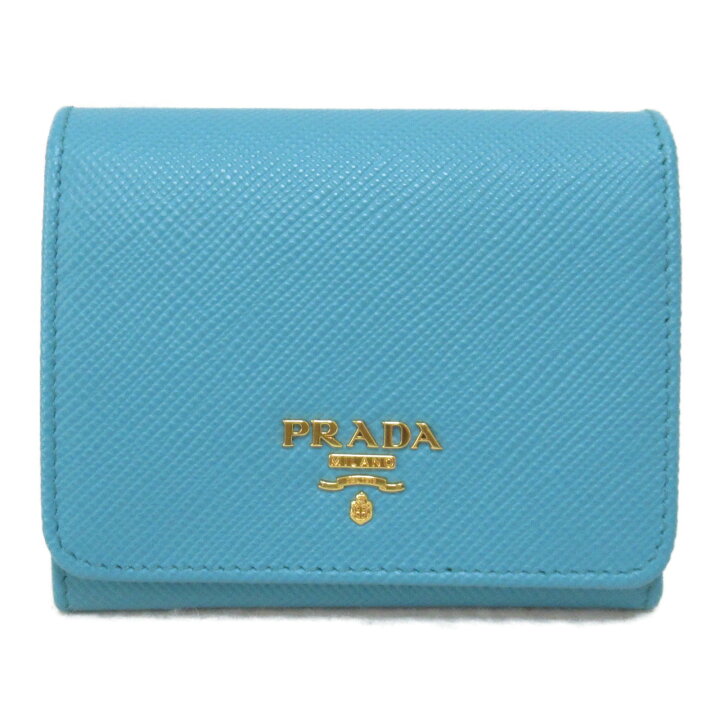 楽天市場】プラダ PRADA 三つ折財布 三つ折り財布 財布 カーフ（牛革  