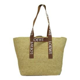 ロエベ LOEWE フォールド ショッパー ショルダーバッグ ショルダーバッグ バッグ ラフィア レディース ブラウン系 ナチュラル/タン B507X23X042435 【中古】