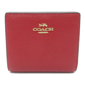 コーチ COACH 二つ折財布 二つ折り財布 財布 レザー レディース レッド系 C2862IMF8Q 【新品】