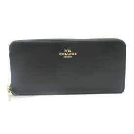 コーチ COACH ラウンド長財布 ラウンド長財布 財布 レザー レディース ブラック系 73738GDBLK 【新品】