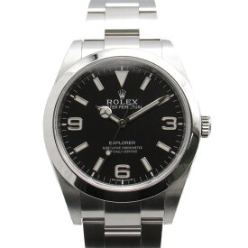 ロレックス ROLEX エクスプローラー1 腕時計 時計 ステンレススチール メンズ ブラック系 214270 【中古】