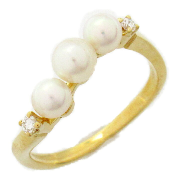 楽天市場】ミキモト MIKIMOTO パール/ダイヤ リング リング・指輪  